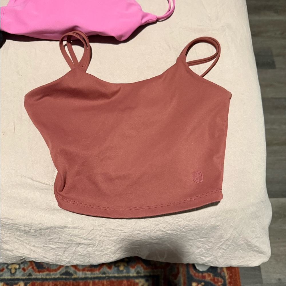 Born Primitive Rust Red Twist Sports Bra